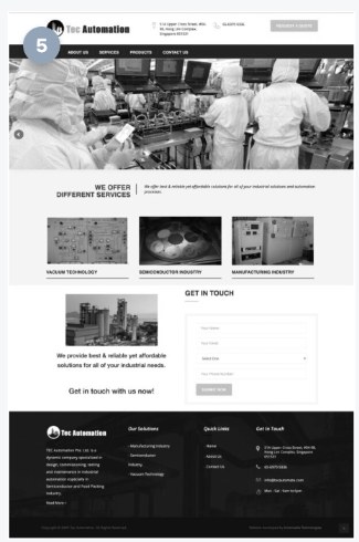 Tec Automation website project