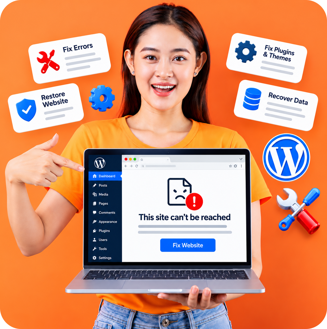 Website Repair & Fixing Services in Ras Al Khaimah & UAE